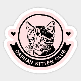 Little sad cat Sticker